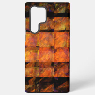 The Wall Abstract Geometric Fire Art Modern Samsung Galaxy Case