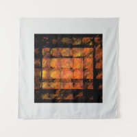 The Wall Abstract Geometric Fire Art Modern