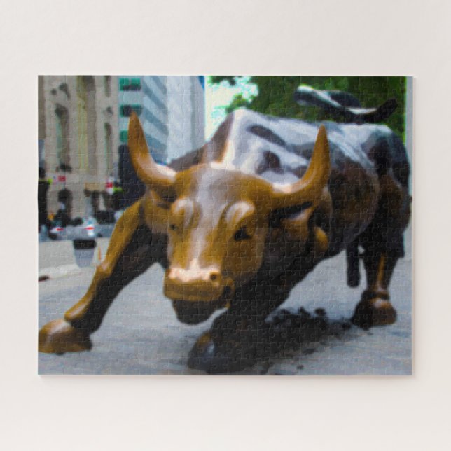 The Wall Street Bull New York. Jigsaw Puzzle (Horizontal)
