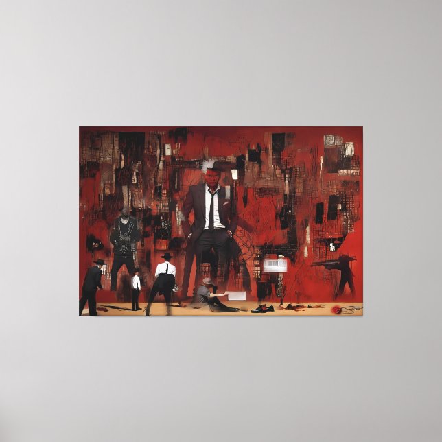 The Wall - Tension's Shadow Canvas Print (Front)