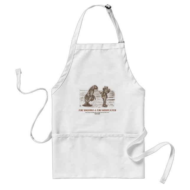 The Walrus And The Carpenter (Looking Glass) Standard Apron (Front)