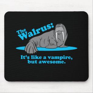 The Walrus Vampire Mouse Pad