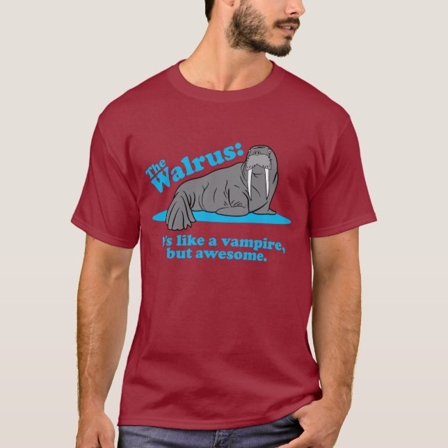 The Walrus Vampire T-Shirt (Front)