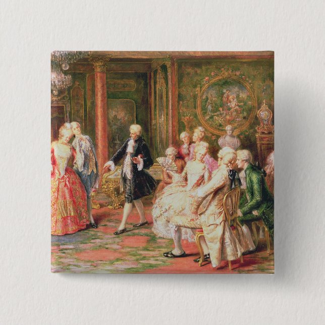 The Waltz 15 Cm Square Badge (Front)