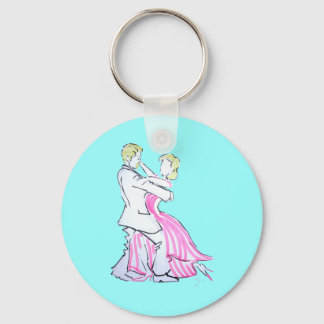 The Waltz Dancers Graphic design Key Ring