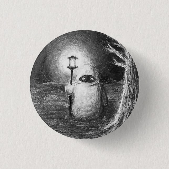 The Wanderer 3 Cm Round Badge (Front)