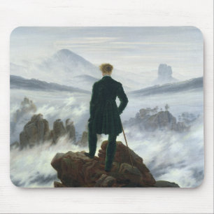 The Wanderer above the Sea of Fog, 1818 Mouse Pad