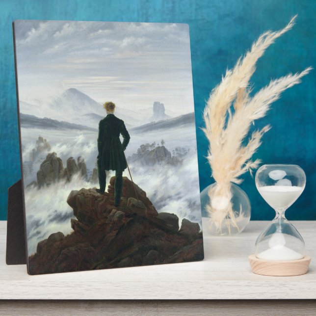 The Wanderer above the Sea of Fog, 1818 Plaque (Side)