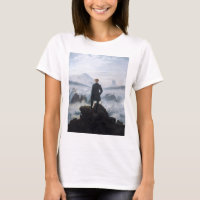 The wanderer above the sea of fog by Caspar David