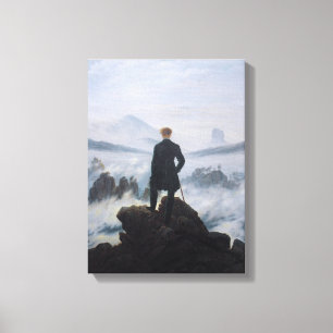 The wanderer above the sea of fog canvas print