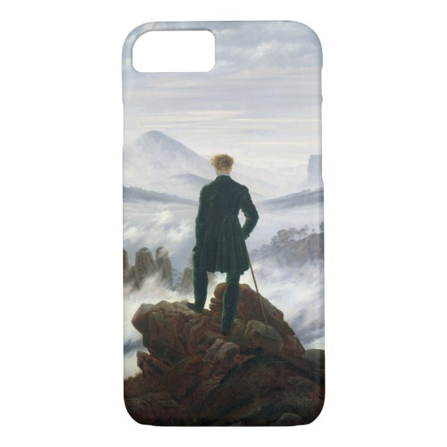 The Wanderer above the Sea of Fog Case-Mate iPhone Case (Back)