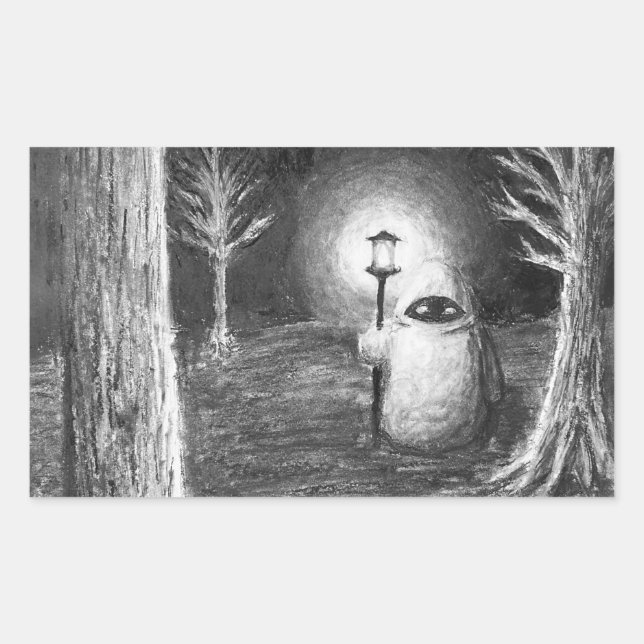 The Wanderer Rectangular Sticker (Front)