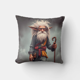 The Wandering Elf Wizard Cushion
