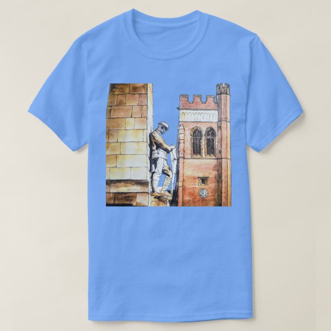 The War Memorial and Christ Church Fenton T-Shirt (Design Front)
