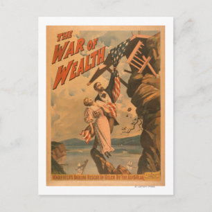 The War of Wealth Theatrical Poster Postcard