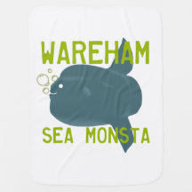The Wareham Sea Monster Baby Blanket