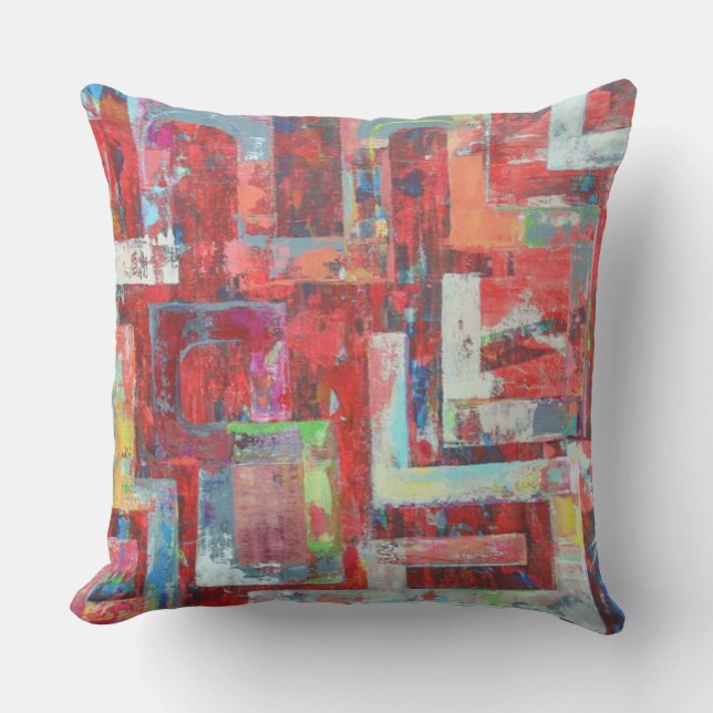 The Warehouse 20 x 20 Outdoor Throw Pillow (Front)