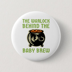 The Warlock Behind The Baby Halloween Costume 6 Cm Round Badge