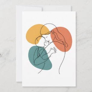The Warmth of a Mother's Embrace: Minimalist Line  Card
