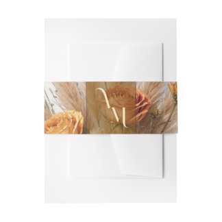 The Warmth of Fall Wedding Invitation Belly Band