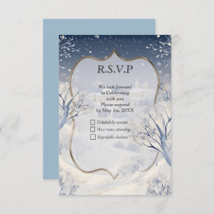 The Warmth of the Sun in the Winter RSVP Card