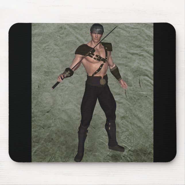 The Warrior 001 Mouse Pad (Front)