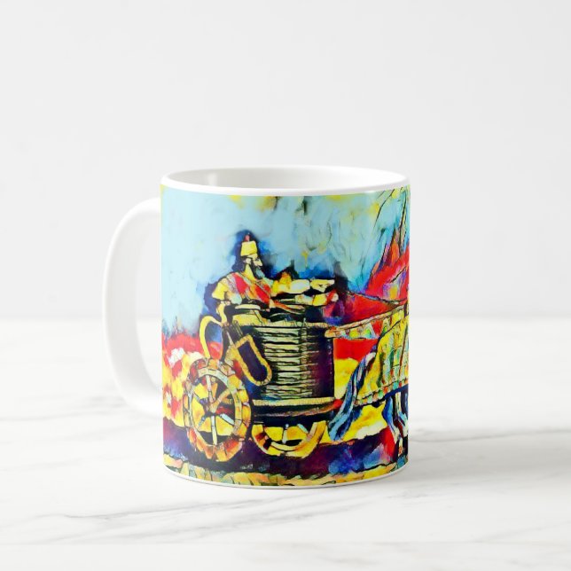 The warrior coffee mug (Front Left)