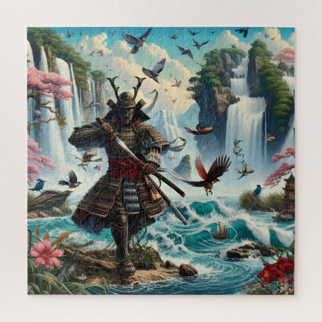 The Warrior temple of the Waterfalls Jigsaw Puzzle (Vertical)