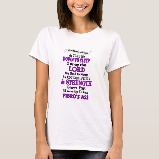 The Warrior's Prayer Fibro T-Shirt (Front)