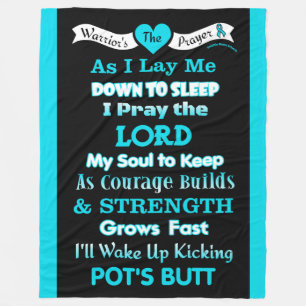 The Warrior's Prayer...P.O.T.S. Fleece Blanket
