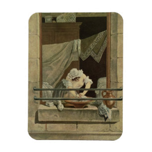 The Washerwoman, engraved by J. Laurent Julien (c1 Magnet