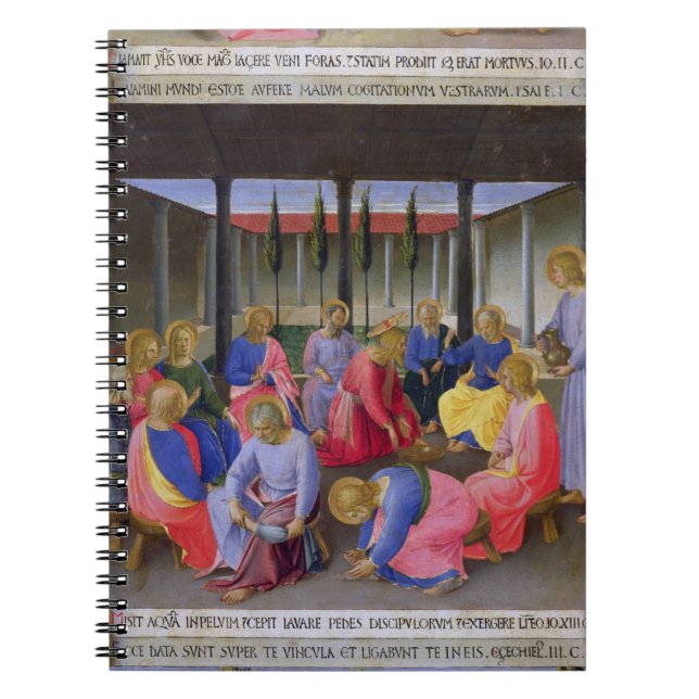 The Washing of the Feet, detail from panel three o Notebook (Front)