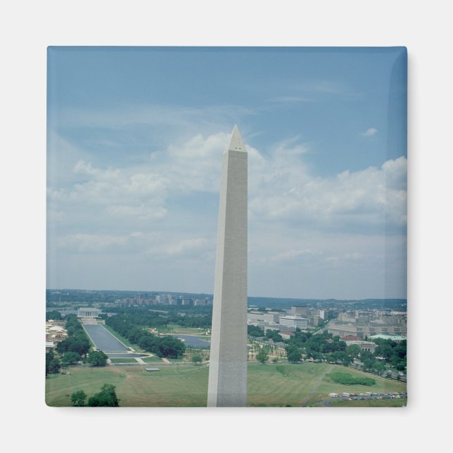 The Washington Monument, built 1848-85 Magnet (Front)