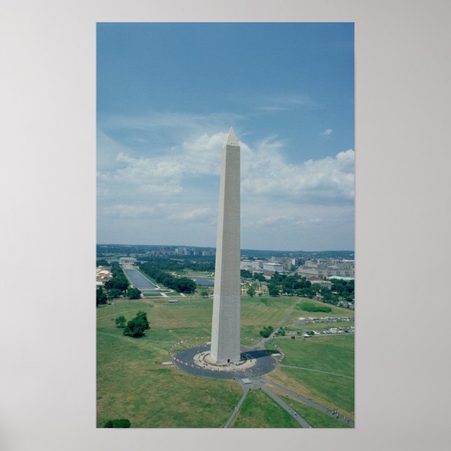 The Washington Monument, built 1848-85 Poster (Front)