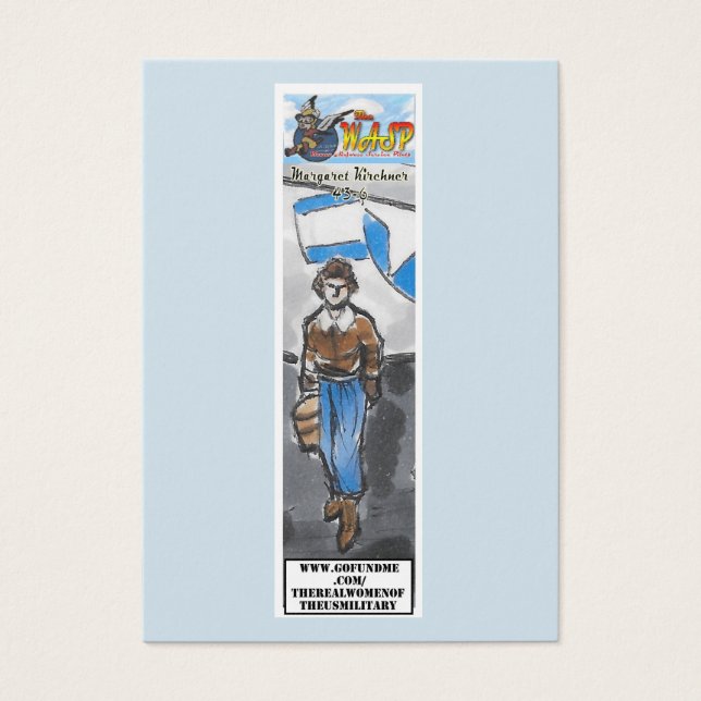 The WASP Margaret Kirchner Trading Card (Front)