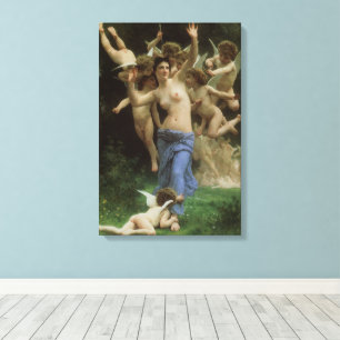 The Wasp's Nest by William Adolphe Bouguereau Canvas Print