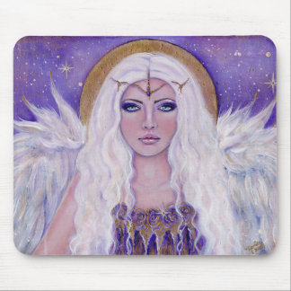 The watcher angel by Renee Lavoie Mouse Pad