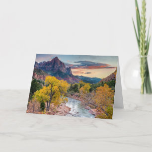 The Watchman in Autumn Card