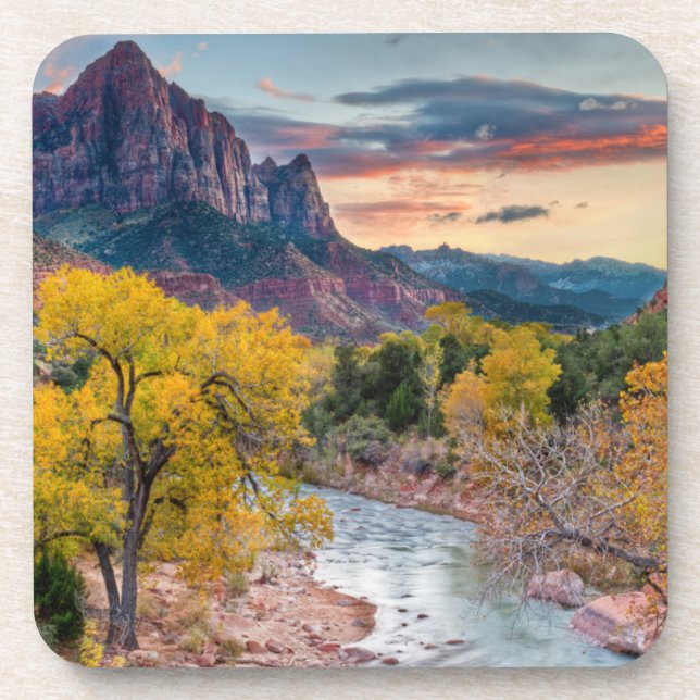 The Watchman in Autumn Coaster (Front)