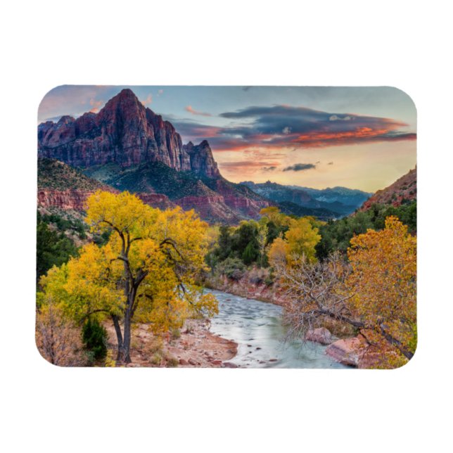 The Watchman in Autumn Magnet (Horizontal)