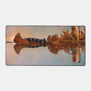 The Water Burial by Newell Convers Wyeth Desk Mat