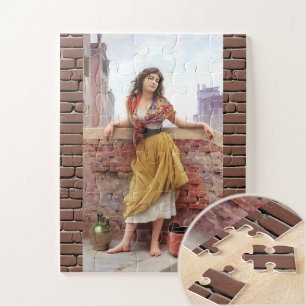 The Water Carrier by Eugene Blaas, Art Jigsaw Puzzle