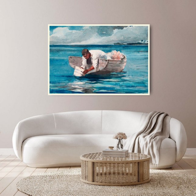 The Water Fan by Winslow Homer Poster (Creator Uploaded)