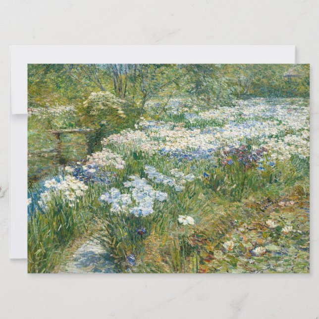 The Water Garden (by Childe Hassam) (Front)