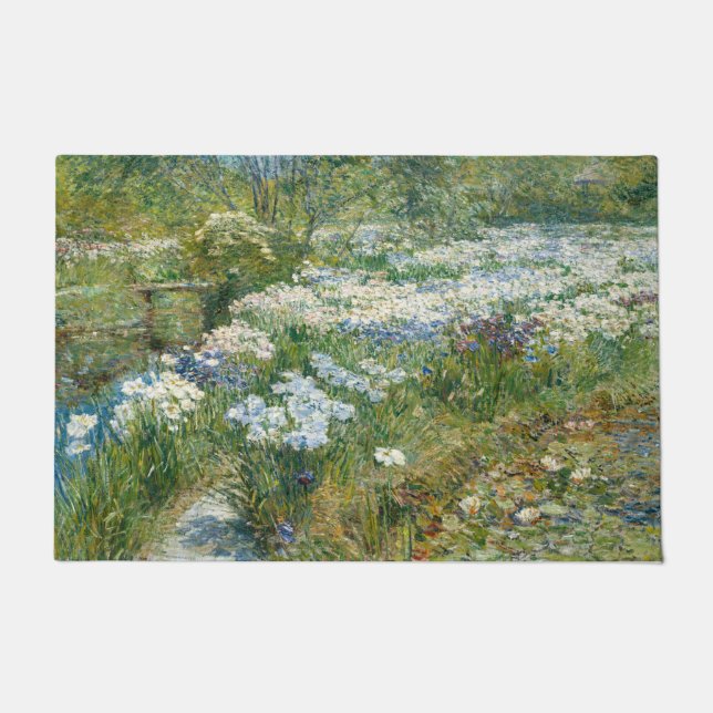 The Water Garden (by Childe Hassam) Doormat (Front)