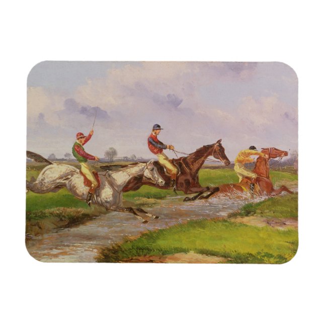 The Water Jump: the Autumn Steeplechase at Ballara Magnet (Horizontal)