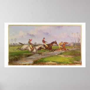The Water Jump: the Autumn Steeplechase at Ballara Poster
