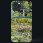 The Water-Lily Pond by Monet Fine Art iPhone 13 Pro Max Case<br><div class="desc">The Water-Lily Pond with Japanese footbridge,   popular oil painting by French impressionist artist Claude Monet - Giverny,  France 1899.  Fine art Case-Mate iPhone cases.</div>