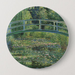 The Water-Lily Pond, Landscape Oil Painting, Monet 10 Cm Round Badge
