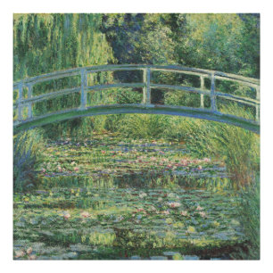 The Water-Lily Pond, Landscape Oil Painting, Monet Photo Print
